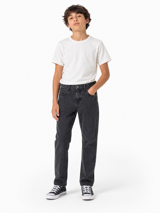 Levi's Other - Levi’s 502 Regular Taper Boys Girls Jeans – Black Washed, Size 16 28w 28L